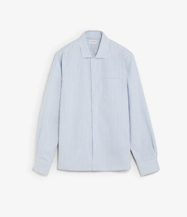 Camisa rayas bolsillo