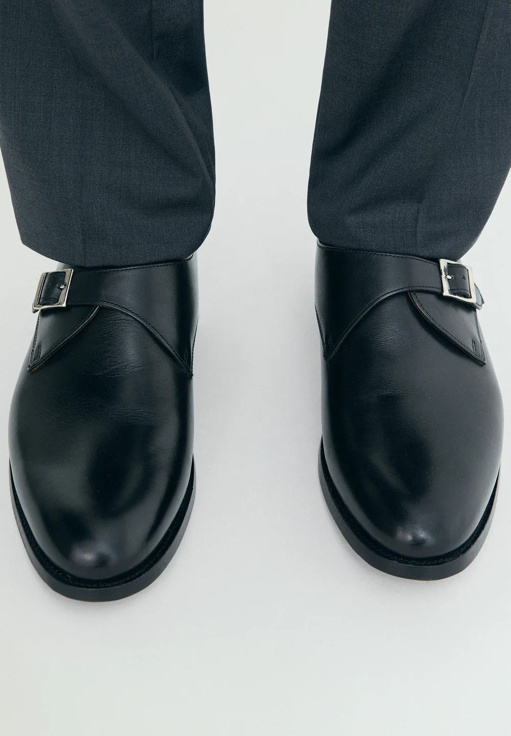 Zapatos monk cuero vista lateral