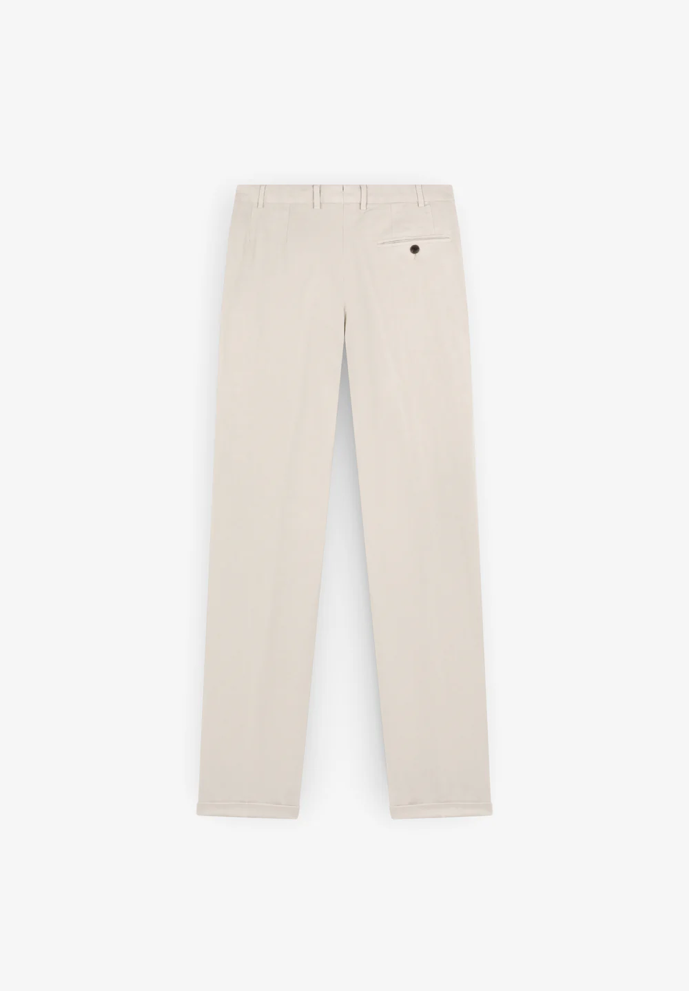 Pantalón de traje lino vista lateral